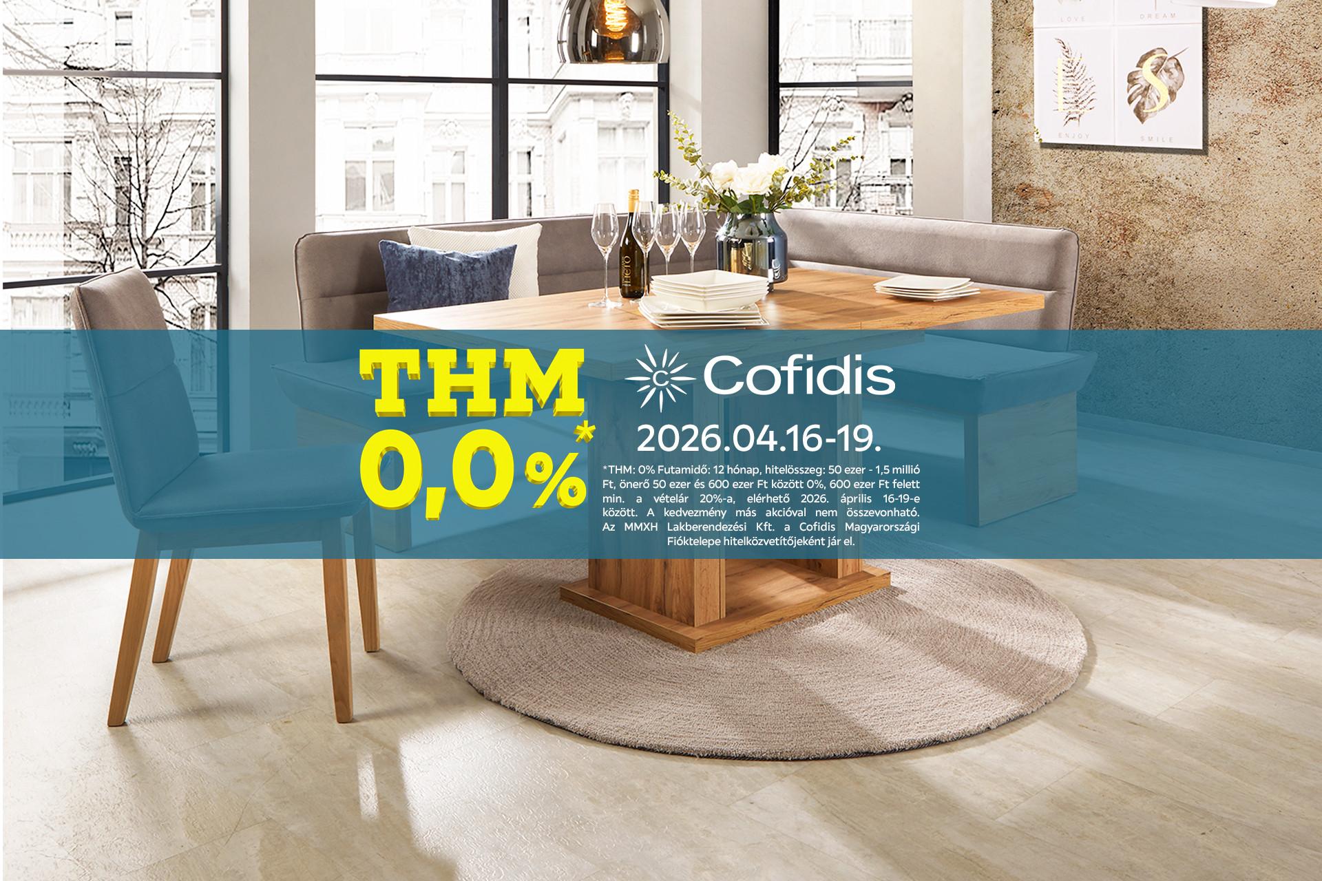 Cofidis hitelakció: 2026.04.16. és 2026.04.19. között, THM 0,0%. További részletekért kattintson IDE!