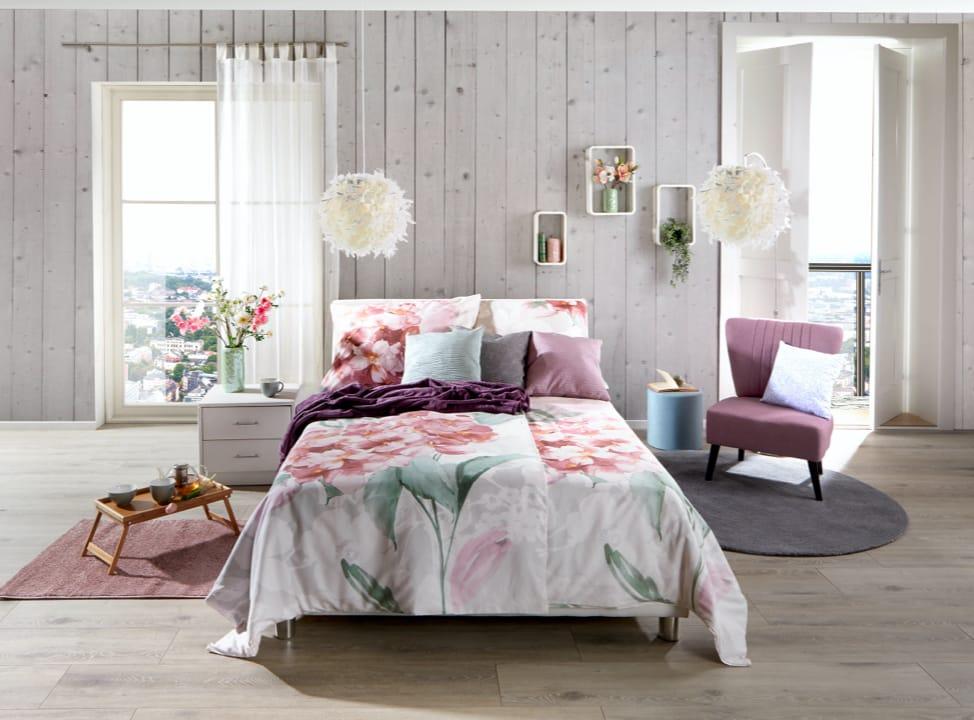 Schlafzimmer in Pastellfarben