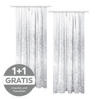 FERTIGVORHANG ANITA - Weiß, MODERN, Textil (135/245cm) - Luca Bessoni