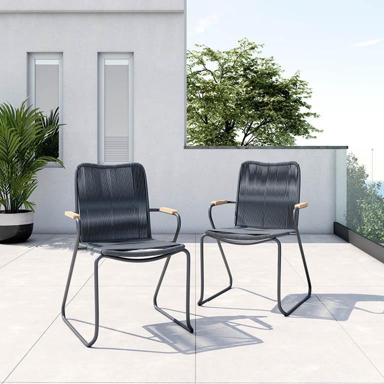 záhradné stoličky