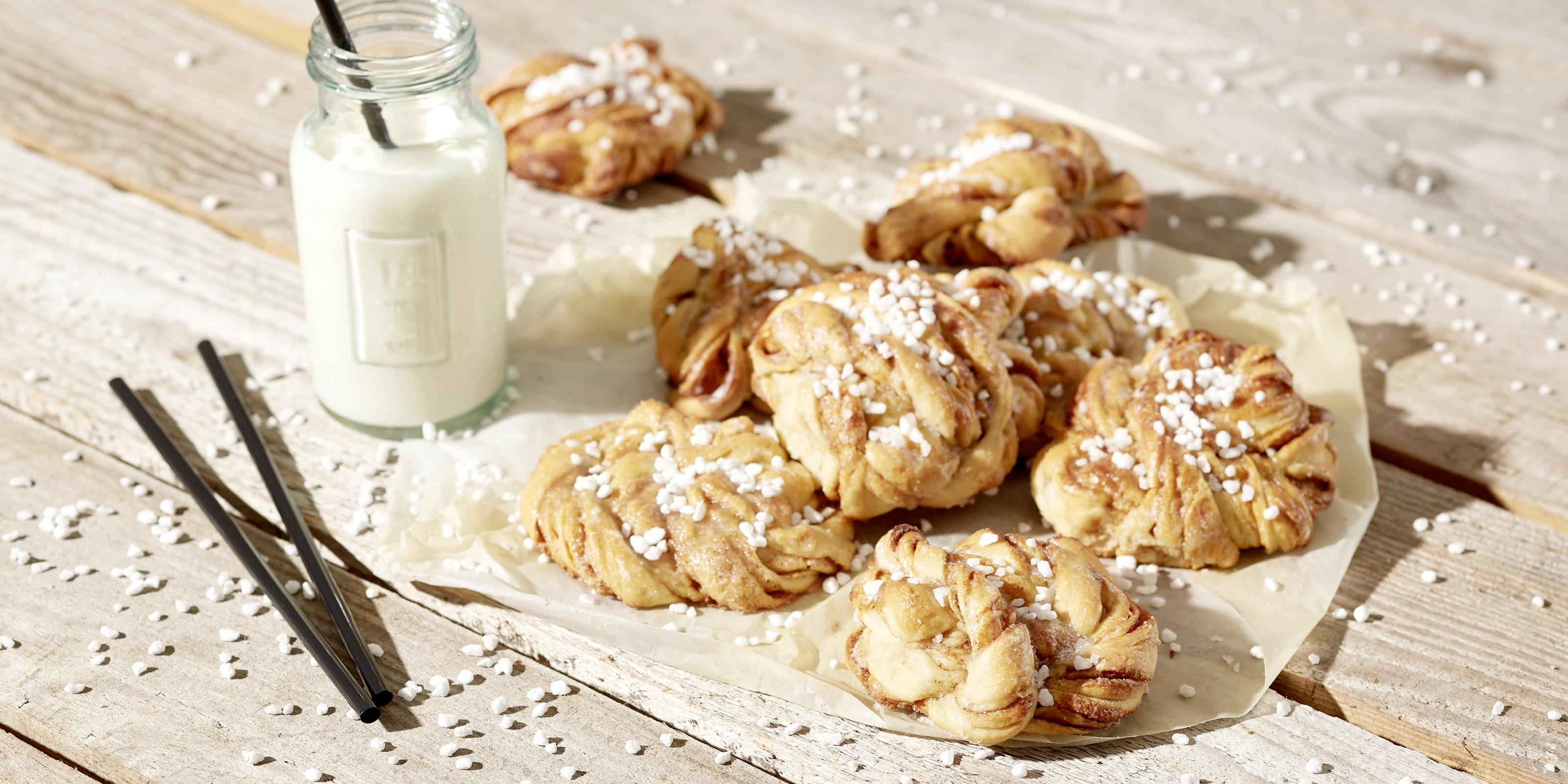 švédske škoricové pečivo Kanelbullar