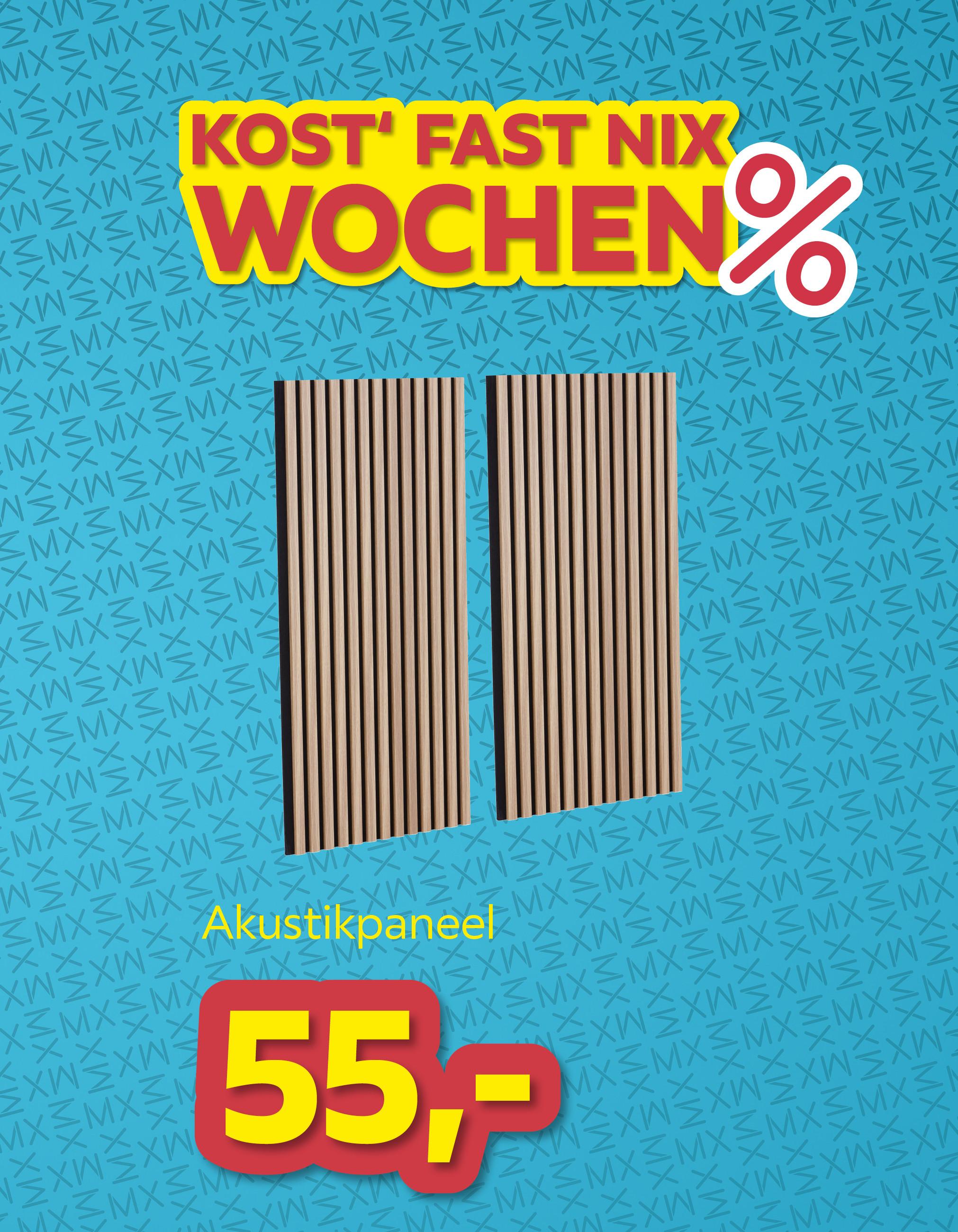 Kost fast nix Wochen Akustikpaneel um € 55,-