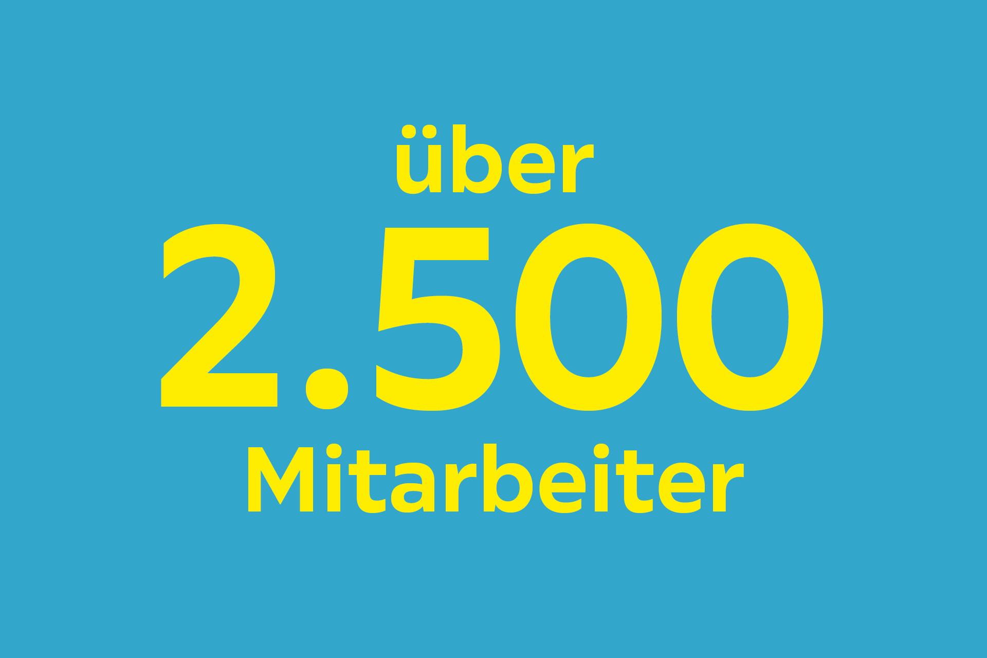 "Über 3000 Mitarbeiter"
