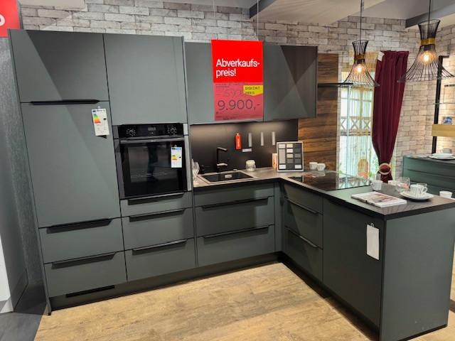 Eckküche Eastbourne Mineralgrün - Vertico