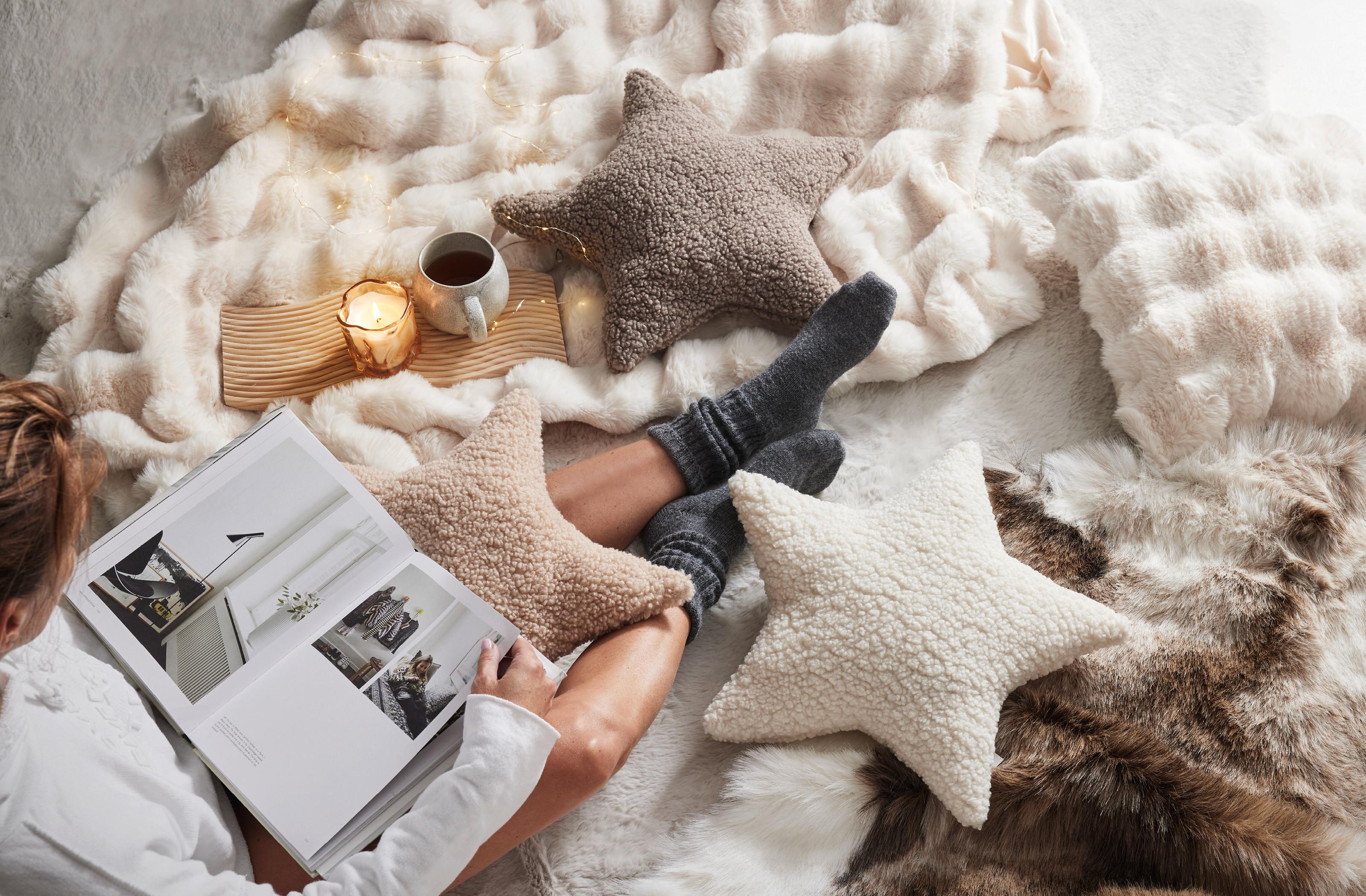 Plyšový textil do spálne