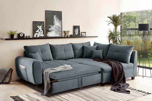 Wohnlandschaften mit Bettfunktion