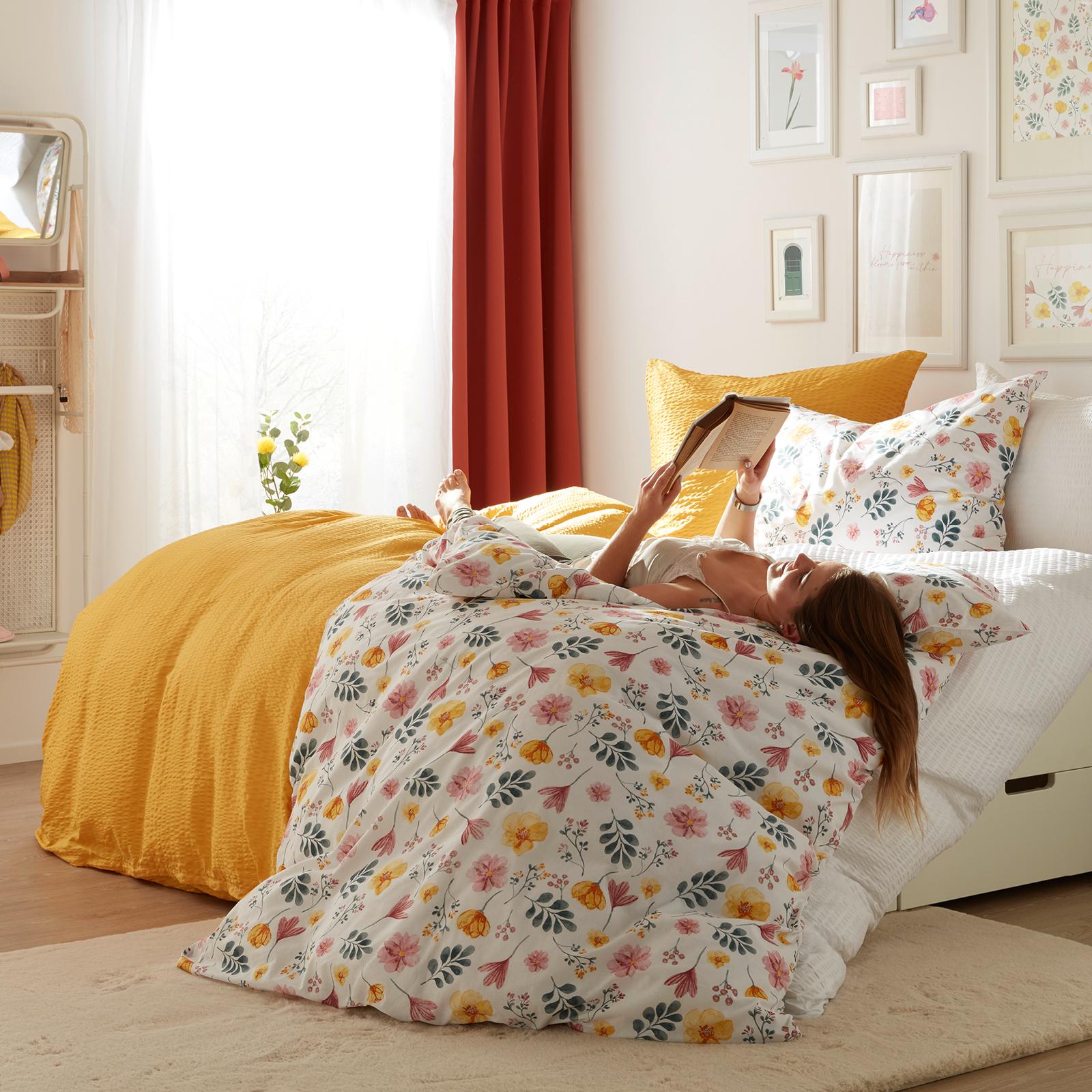 textil do spálne, farby jari