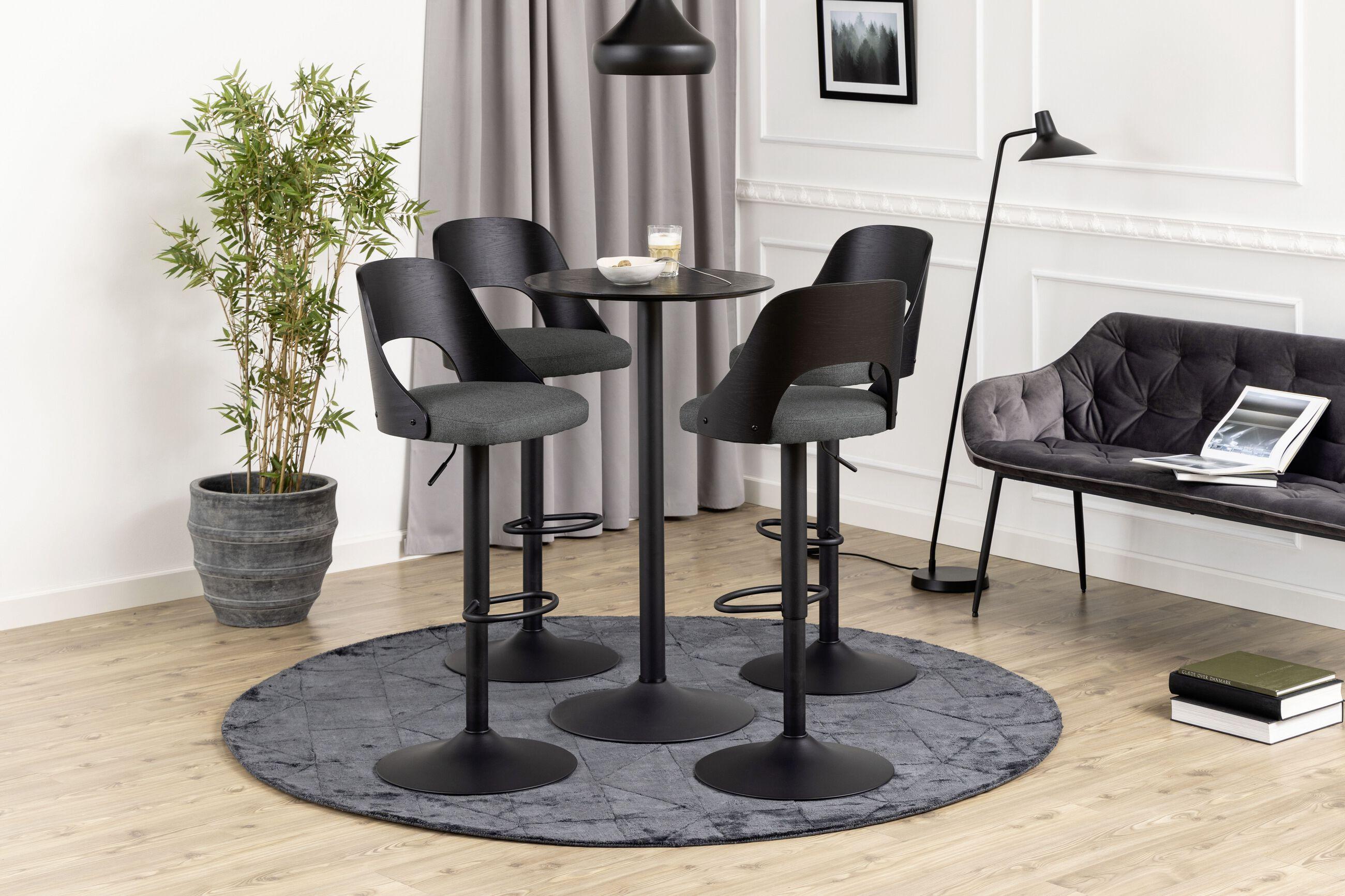 Bartisch mit 4 Barhocker