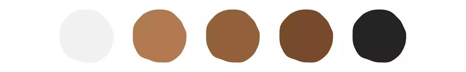 farebná škála kolekcie Cross the Line jesenná edícia