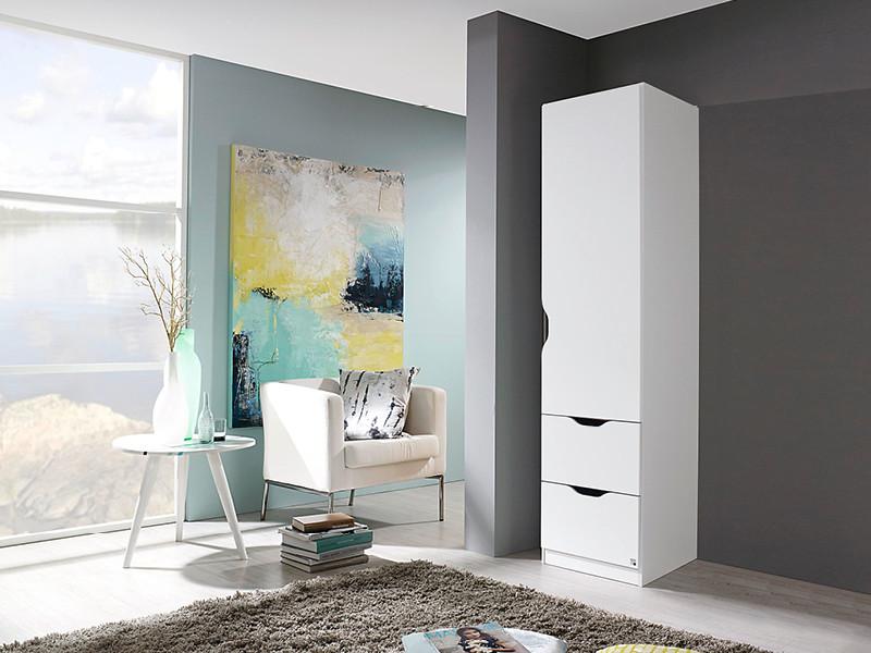 jednodverová skriňa s otočnými dverami