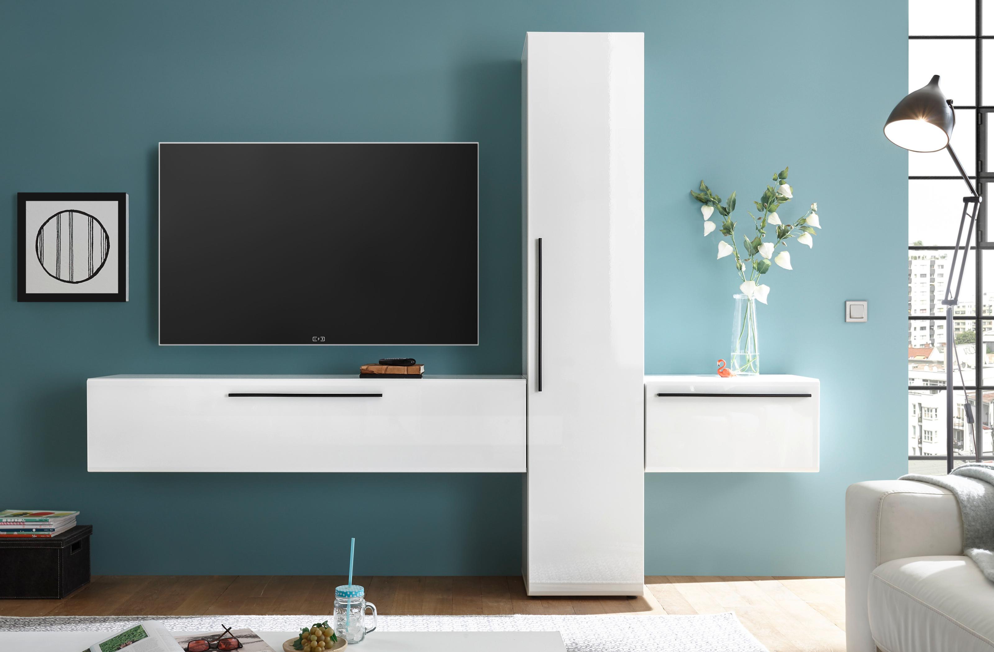 minimalistické obývacie steny