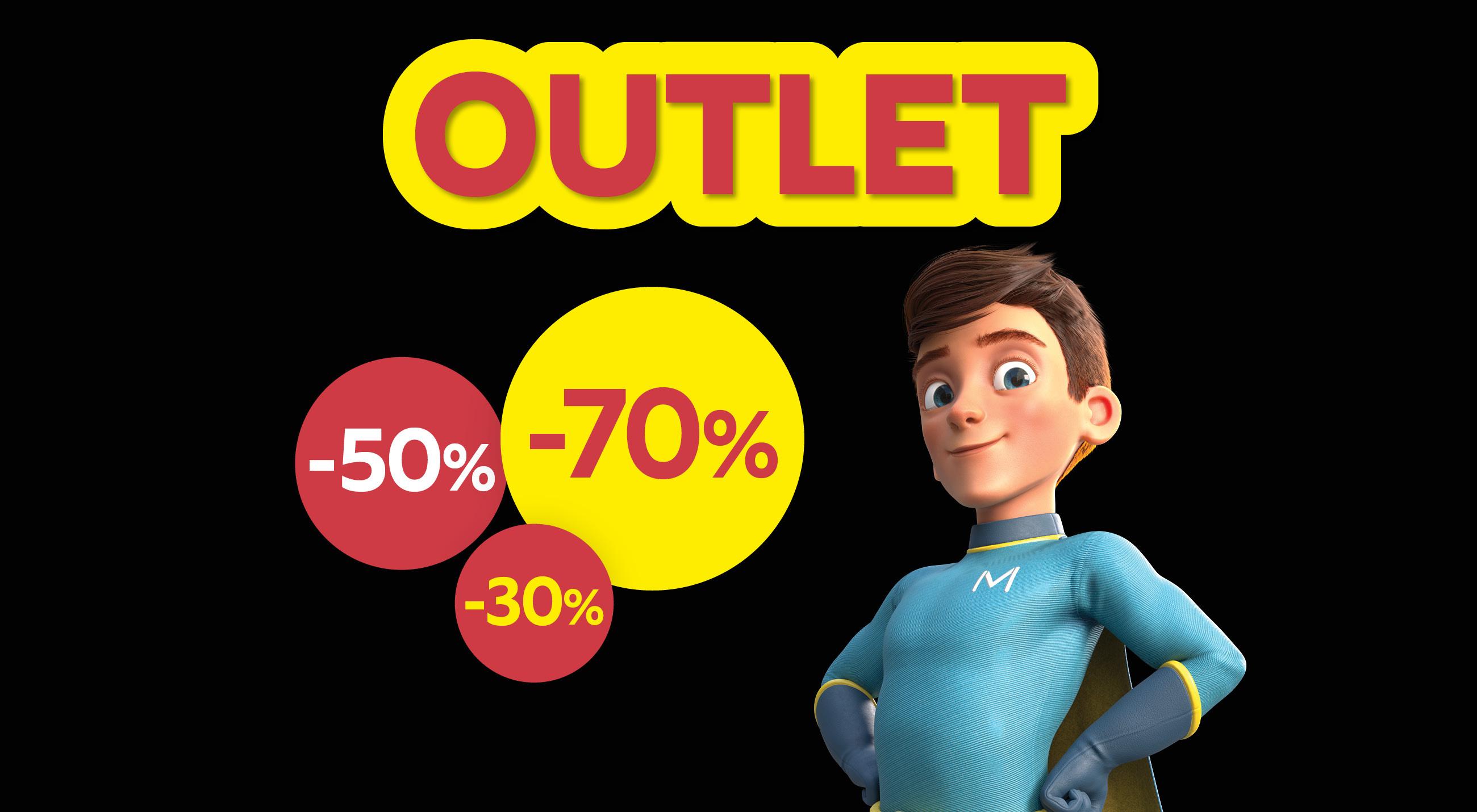 Outlet, -70%, -30%, -50%