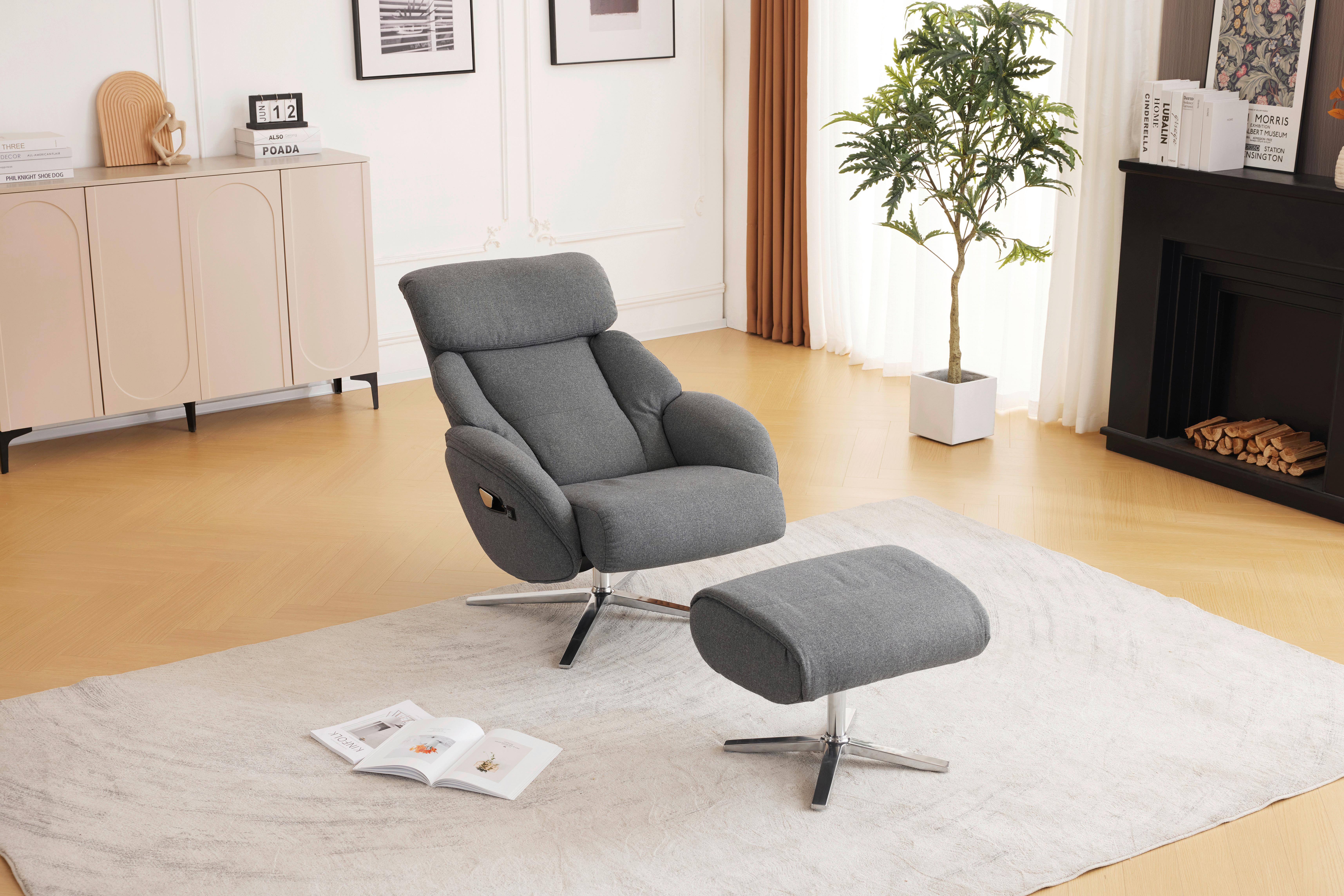 Massagesessel in Schwarz