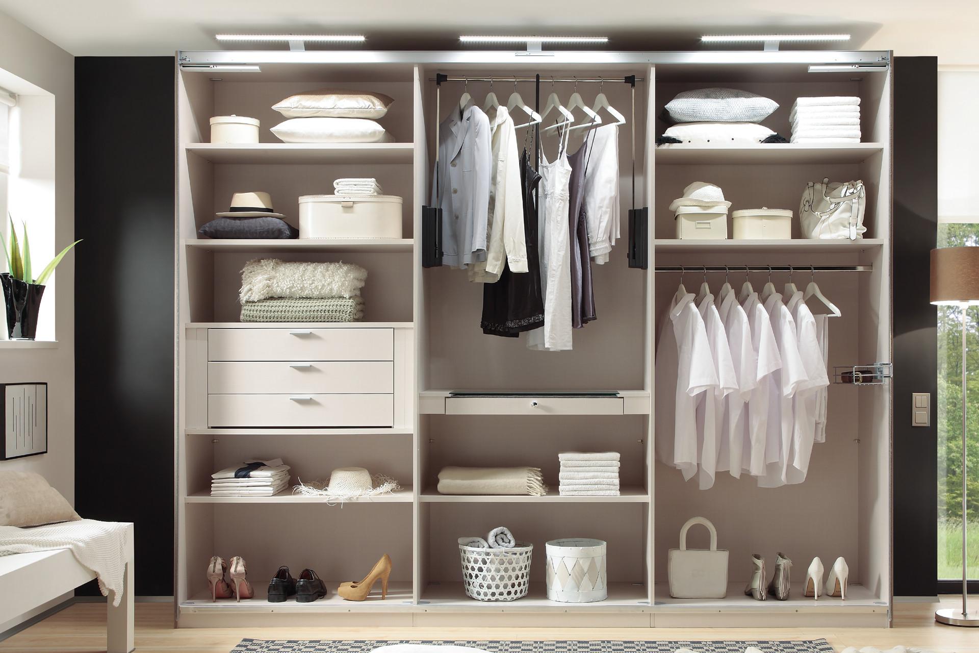 SONATE Rom-Kleiderschrank mit Beleuchtung