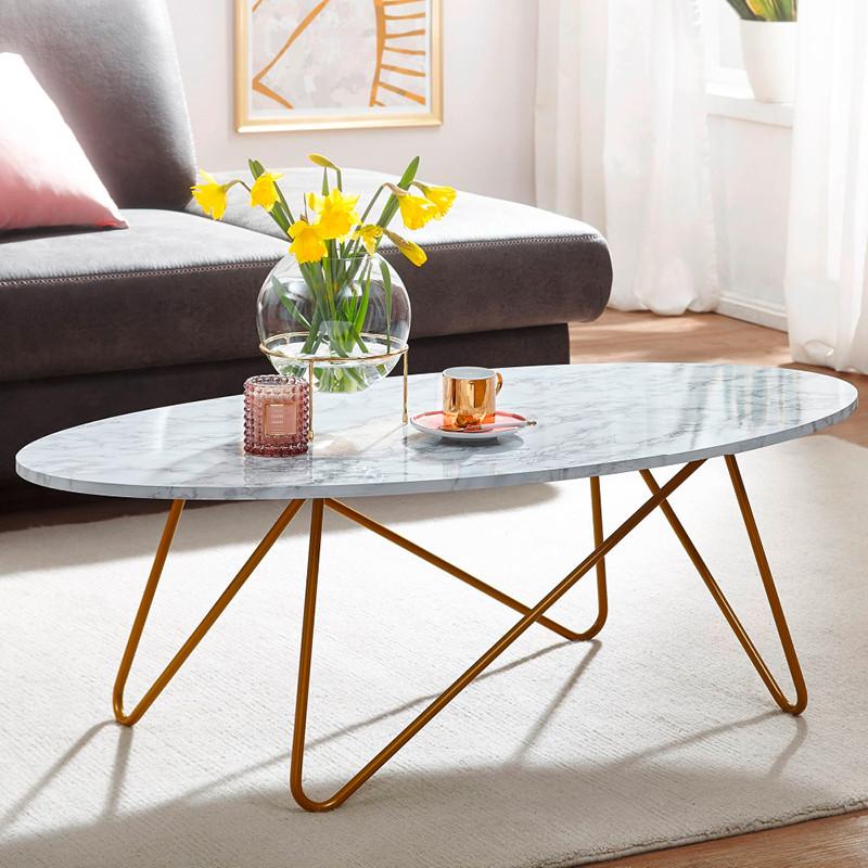 oválny konferenčný stolík