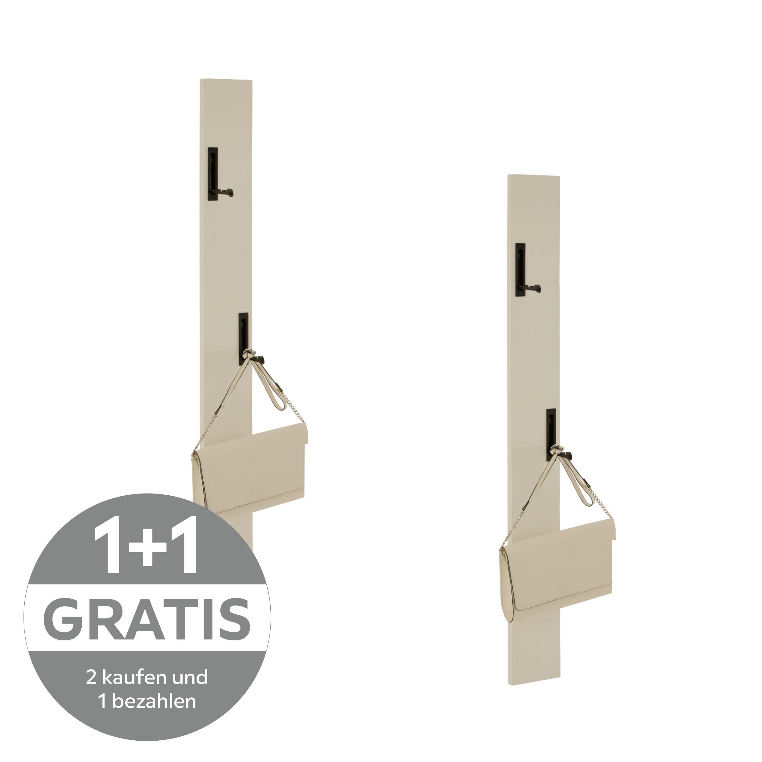 Garderobe Leony H: 110 cm Kaschmir, 4 Haken