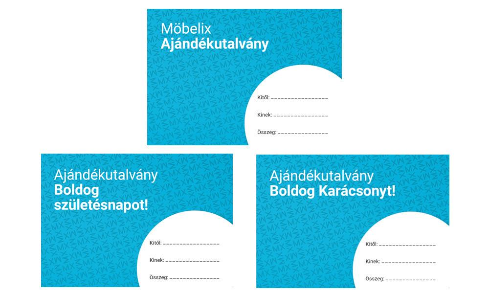 Ajándékkártya verziók