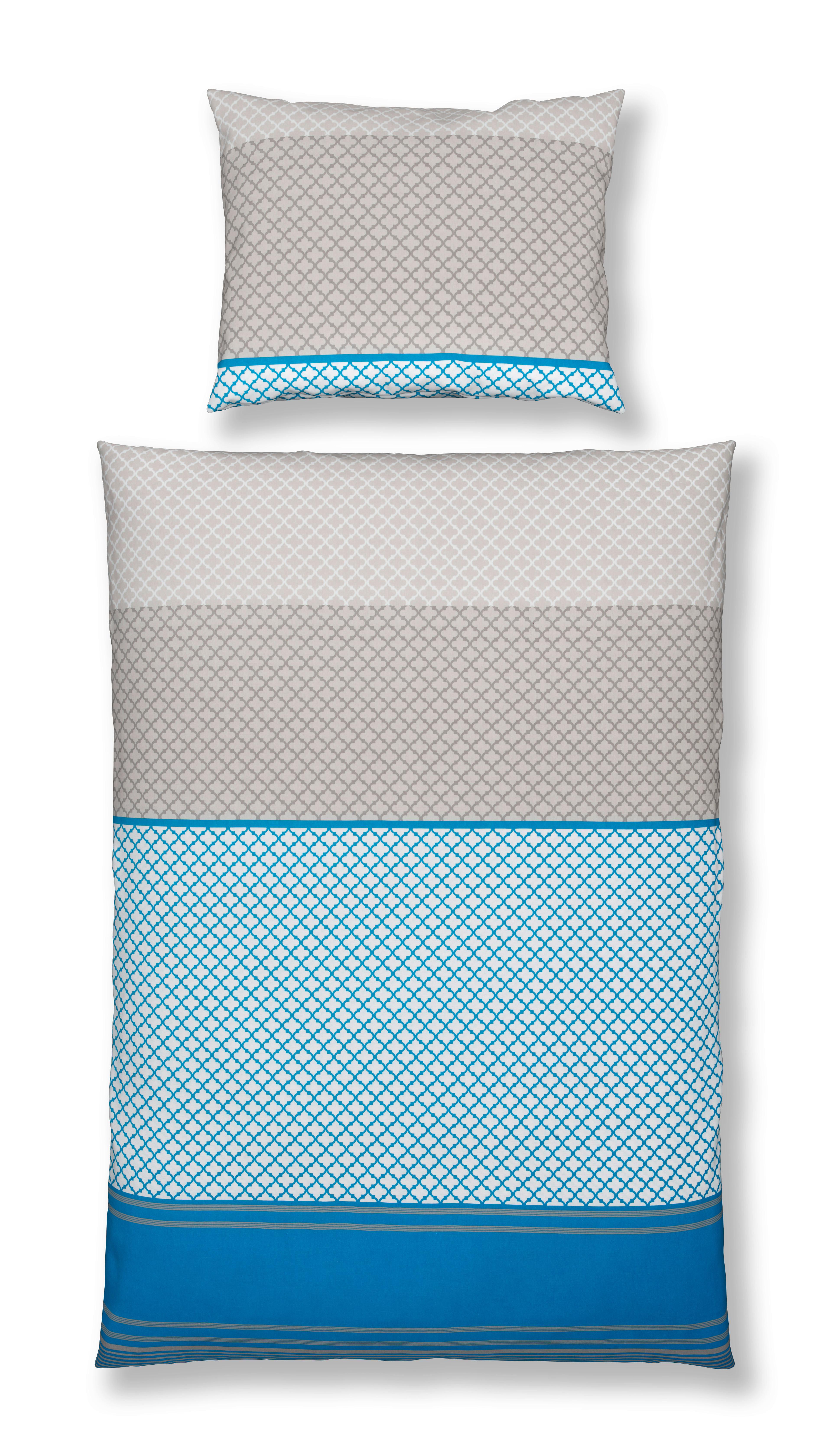 BETTWÄSCHE AMELIA - Blau, MODERN, Textil - Luca Bessoni