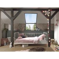 METALLBETT Alice Weiß 90x200cm - Weiß, MODERN, Holz/Metall (90/200cm) - Vipack