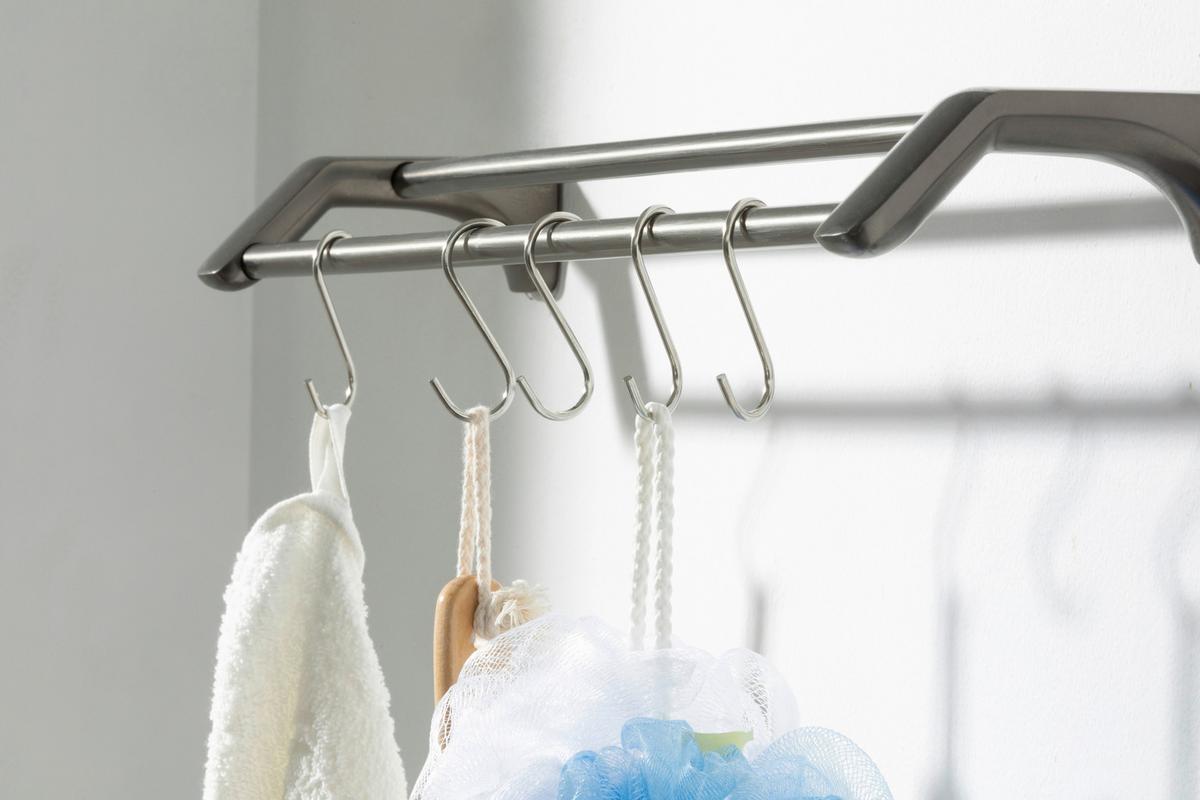 Akasztó Szett Ozan 5 Darabos - ezüstszínű, Konventionell, fém (2,5/6,3cm) - Ondega