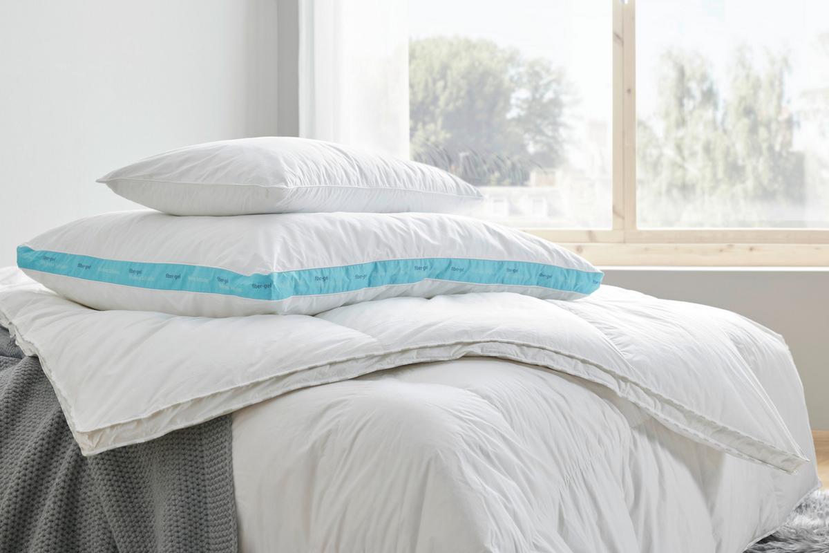 TŘÍKOMOROVÝ POLŠTÁŘ Vanessa, 40/80 cm - bílá, textil (40/80cm) - Modern Living