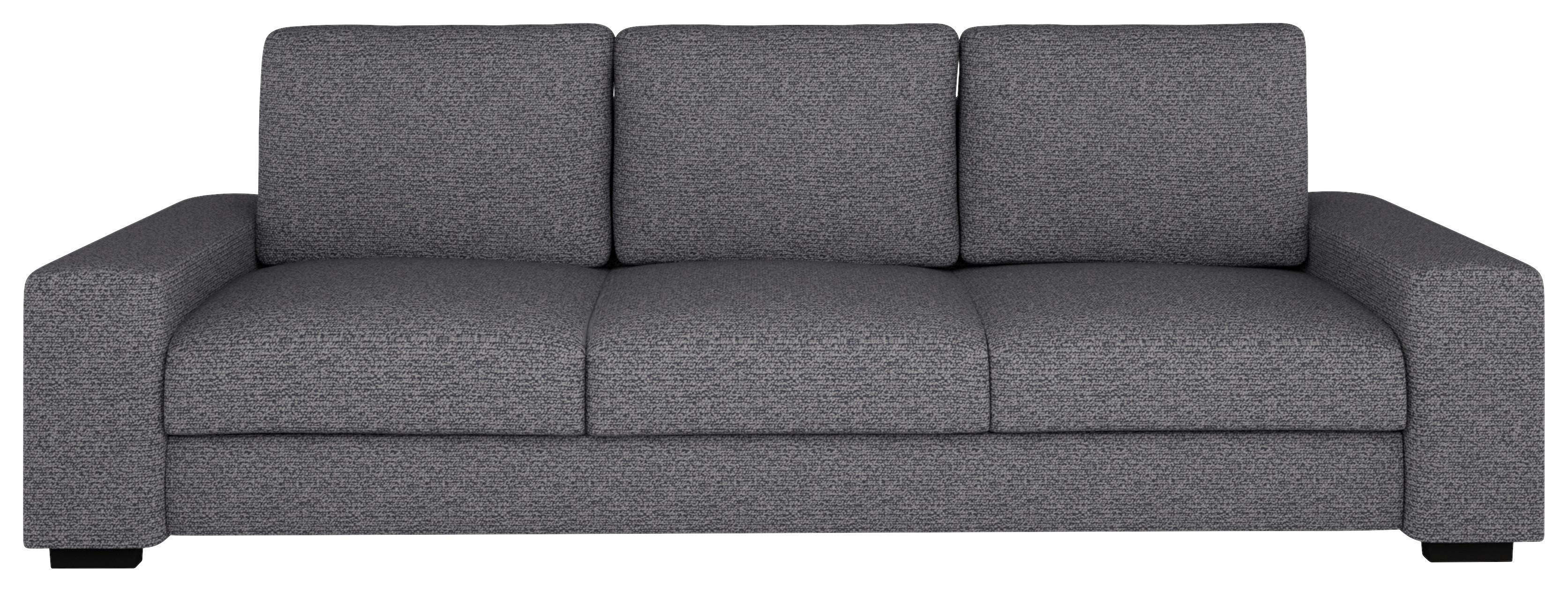 Schlafsofa Roland, Grau B: 239 Cm - Beige/Schwarz, Design, Textil (239/91/92cm) - MID.YOU