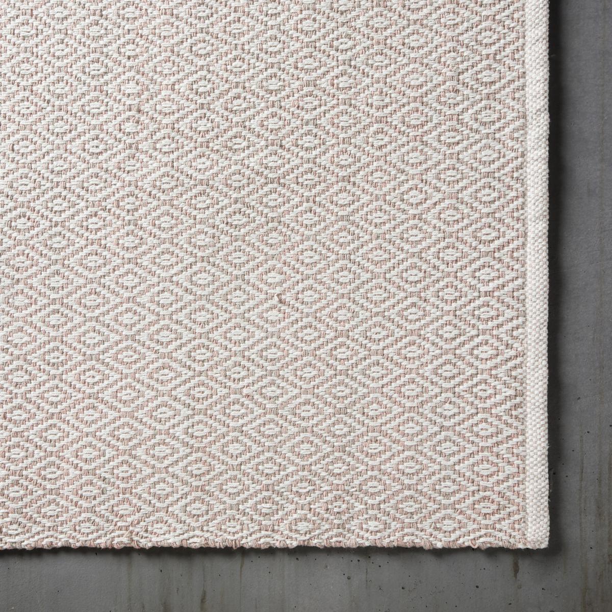 RUČNE TKANÝ KOBEREC Carola 1, 60/120cm, ružová - ružová, Basics, textil (60/120cm) - Modern Living