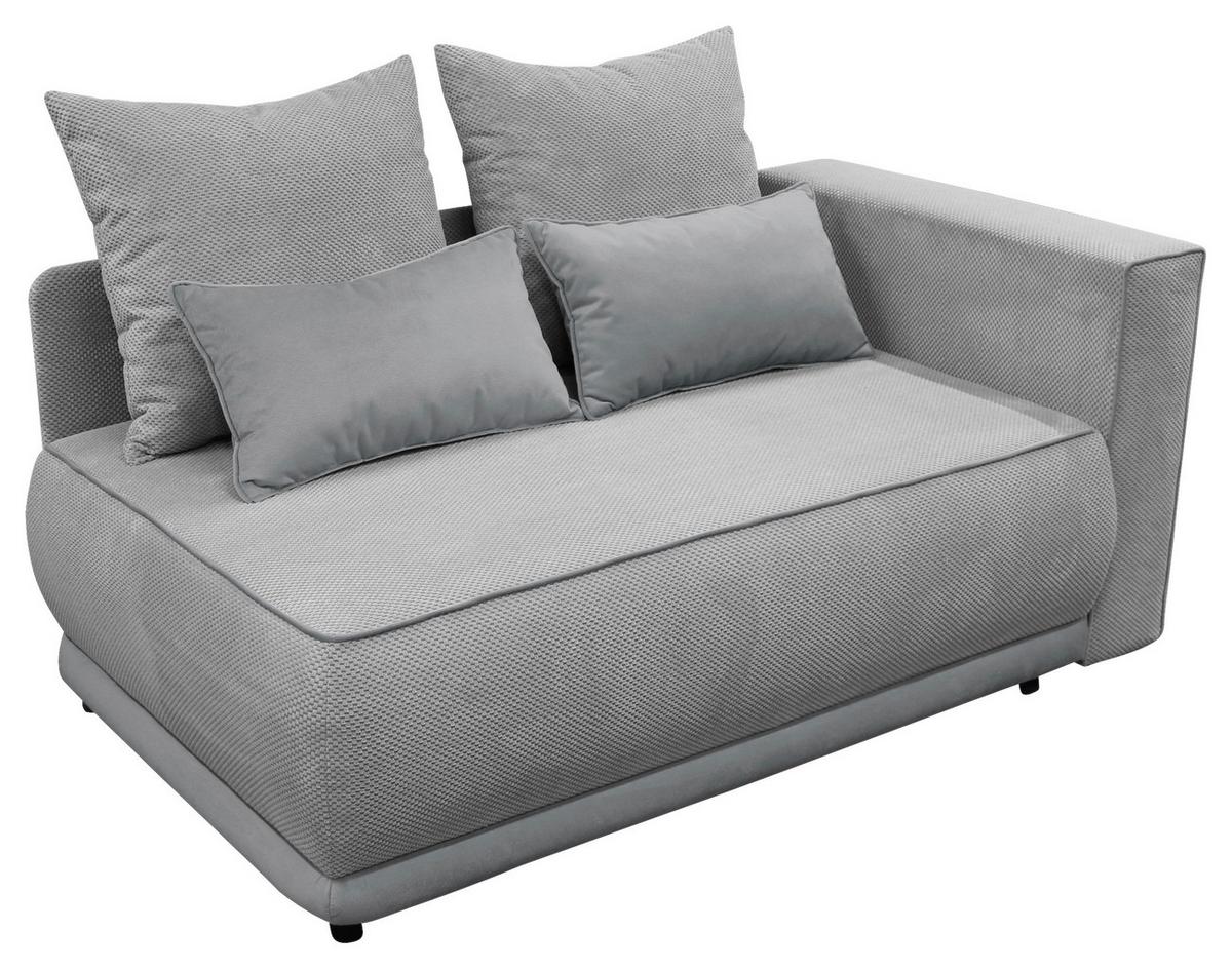 Récamiere Iga Re Grau B: 168 Cm - Rosa/Grau, Design, Textil (168/73/99cm) - MID.YOU