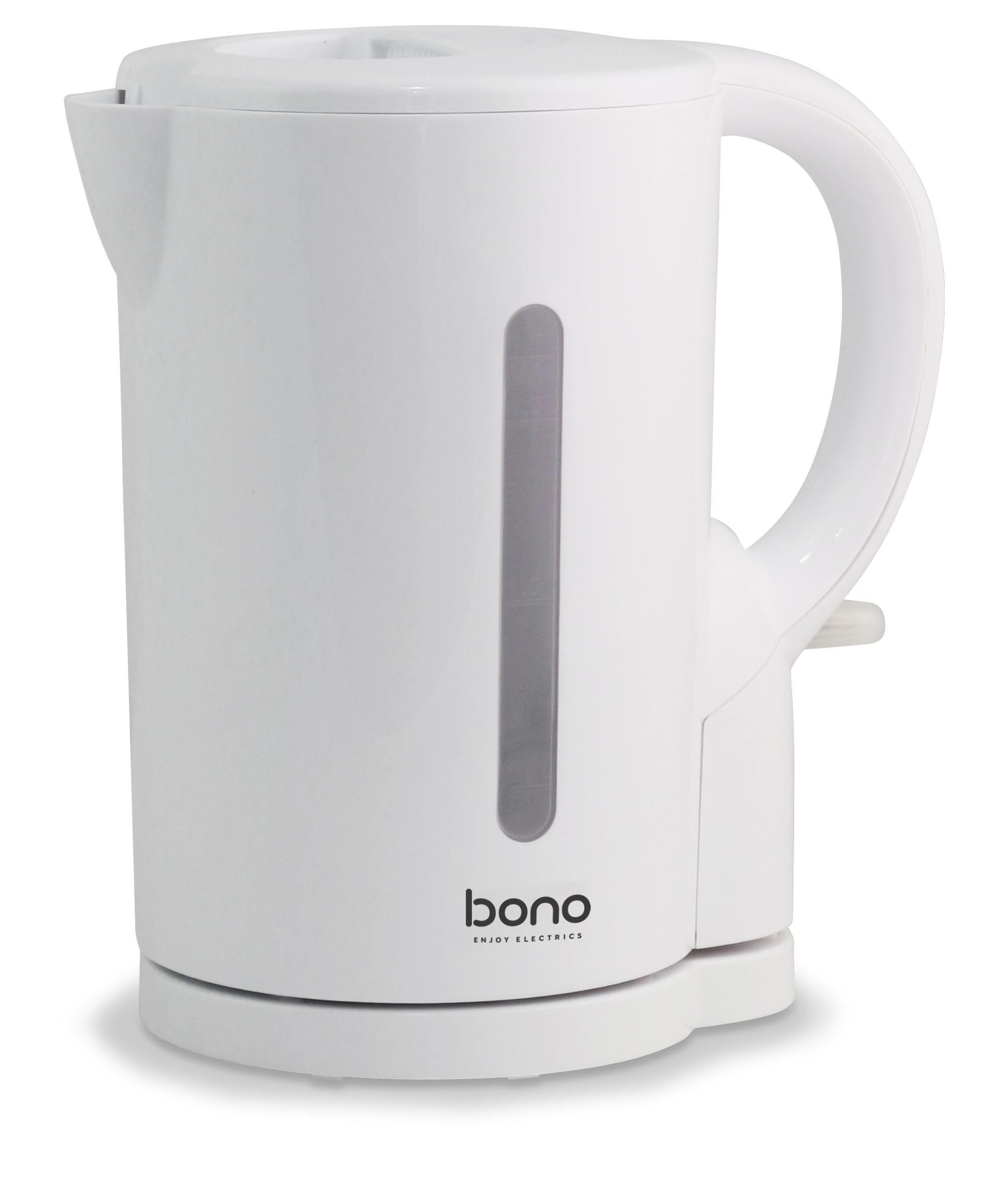 Wasserkocher Dora - Weiß, KONVENTIONELL, Kunststoff/Metall (21,5/26,3cm) - Bono