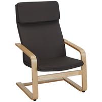 HOUPACÍ ŽIDLE MANU - šedá/přírodní barvy, Moderní, dřevo/textil (67/98/78cm) - Based