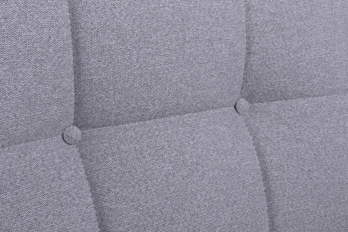 Eckschlafsofa Noret Graublau S: 242/242 cm - Eiche Wotan/Hellgrau, KONVENTIONELL, Textil (242/242cm) - MID.YOU