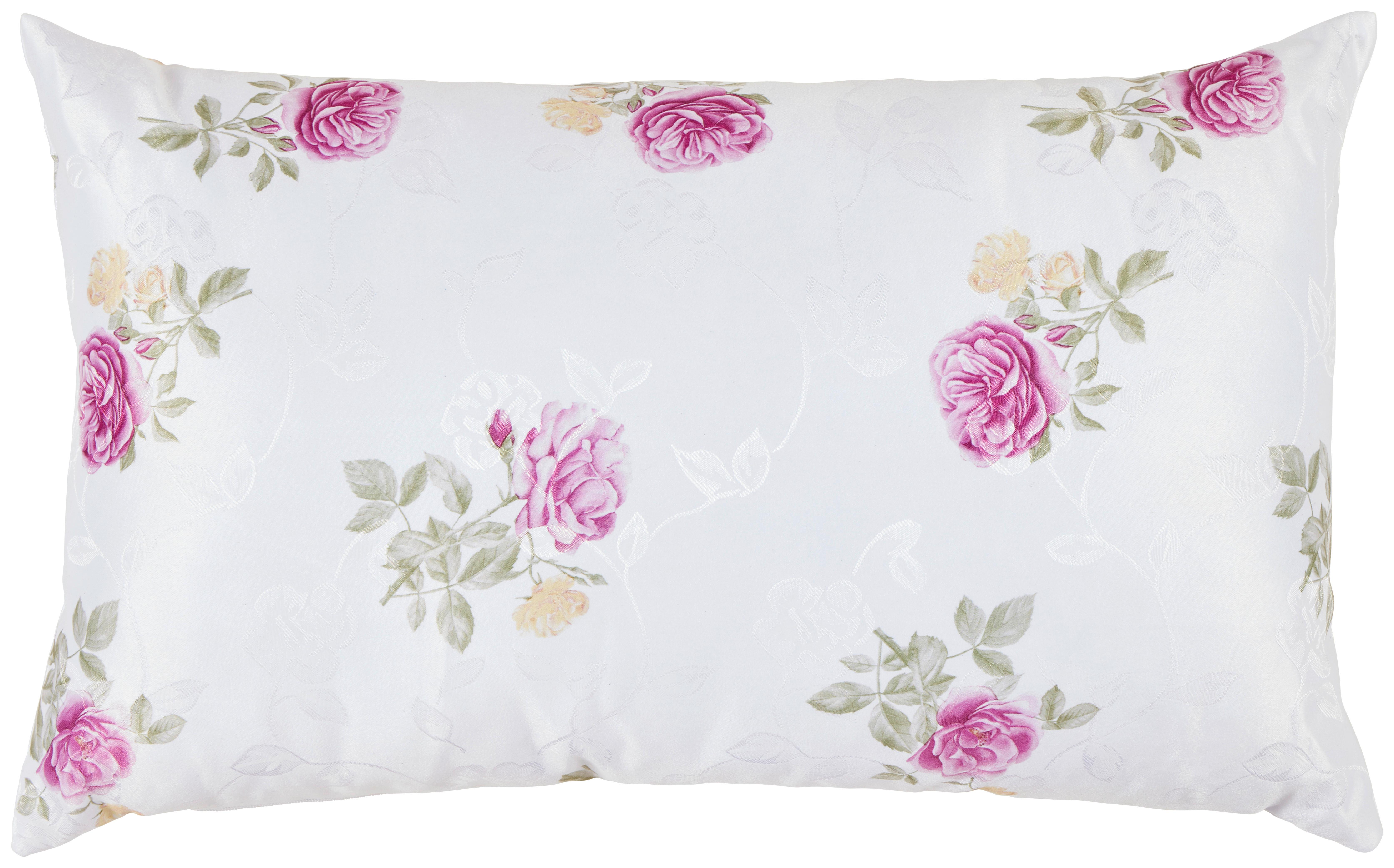 Zierkissen Laura - Altrosa/Weiß, ROMANTIK / LANDHAUS, Textil (30/50cm) - James Wood