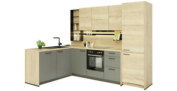 Einbauküche Riga/Eastbourne Frei Planbar Klassisch - Creme, MODERN, Holzwerkstoff - Vertico