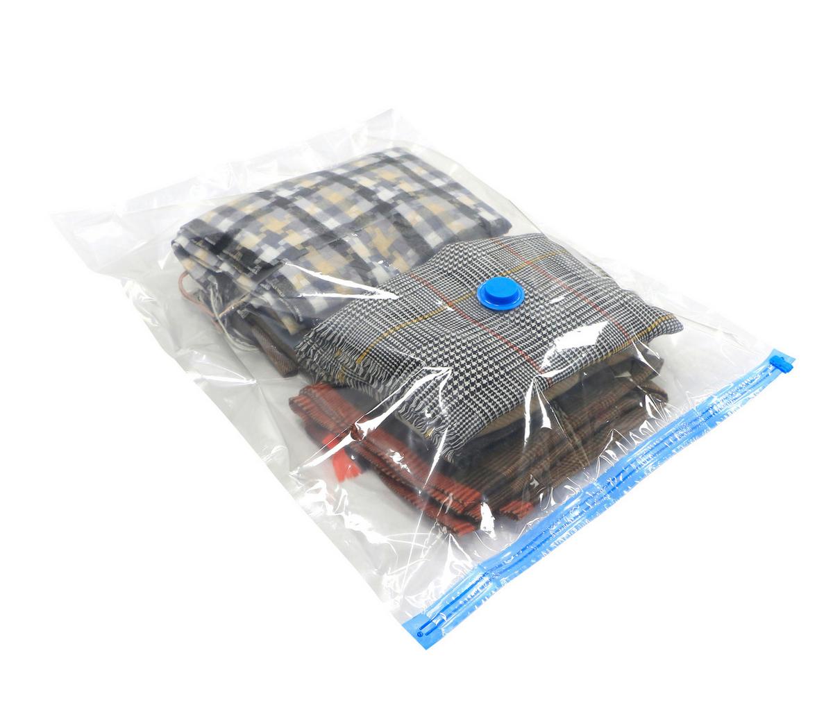 Vakuum-aufbewahrungsbeutel Luise - Blau/Transparent, KONVENTIONELL, Kunststoff - Luca Bessoni