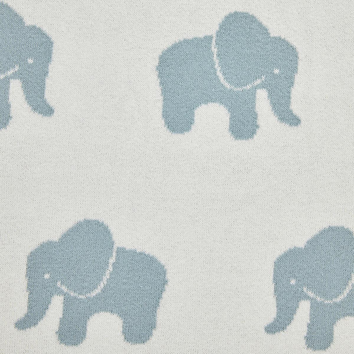 Dětská přikrývka ELLY modrá/bílá - bílá/modrá, Moderní, textil (80/100cm) - Bessagi Kids
