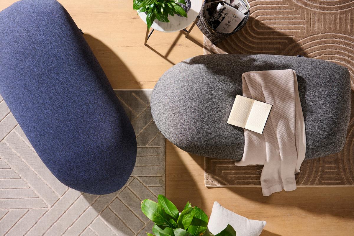 Sitzsack Grau B: 60cm - Grau, MODERN, Textil (60/75/150cm) - Livetastic