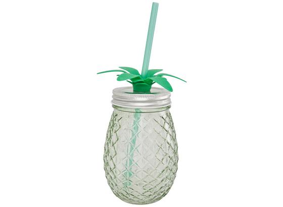 Sklenička Pineapple - růžová/mátově zelená, kov/umělá hmota (9/13,3cm) - Mömax modern living Sklenička Pineapple - růžová/mátově zelená, kov/umělá hmota (9/13,3cm) - Mömax modern living