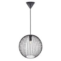 Hängeleuchte Beroni Schwarz D: 35 cm - Schwarz, KONVENTIONELL, Metall (35/33cm) - Nordlux