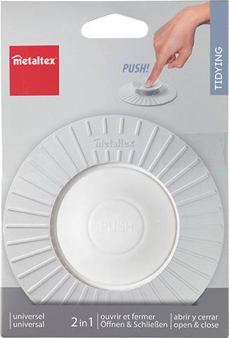 ABFLUSSSIEB TINA - Weiß, Basics, Kunststoff (11/1,5/11cm) - Metaltex