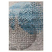 Teppich Blau Dilan 400 160x230 Cm Synthetikfaser - Blau/Multicolor, KONVENTIONELL, Textil (160/230cm)