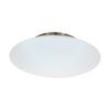 LED-Deckenleuchte Frattina Ø 43,5 cm mit Farbwechsler - Weiß/Nickelfarben, Design, Kunststoff/Metall (43,5/13cm) - Eglo