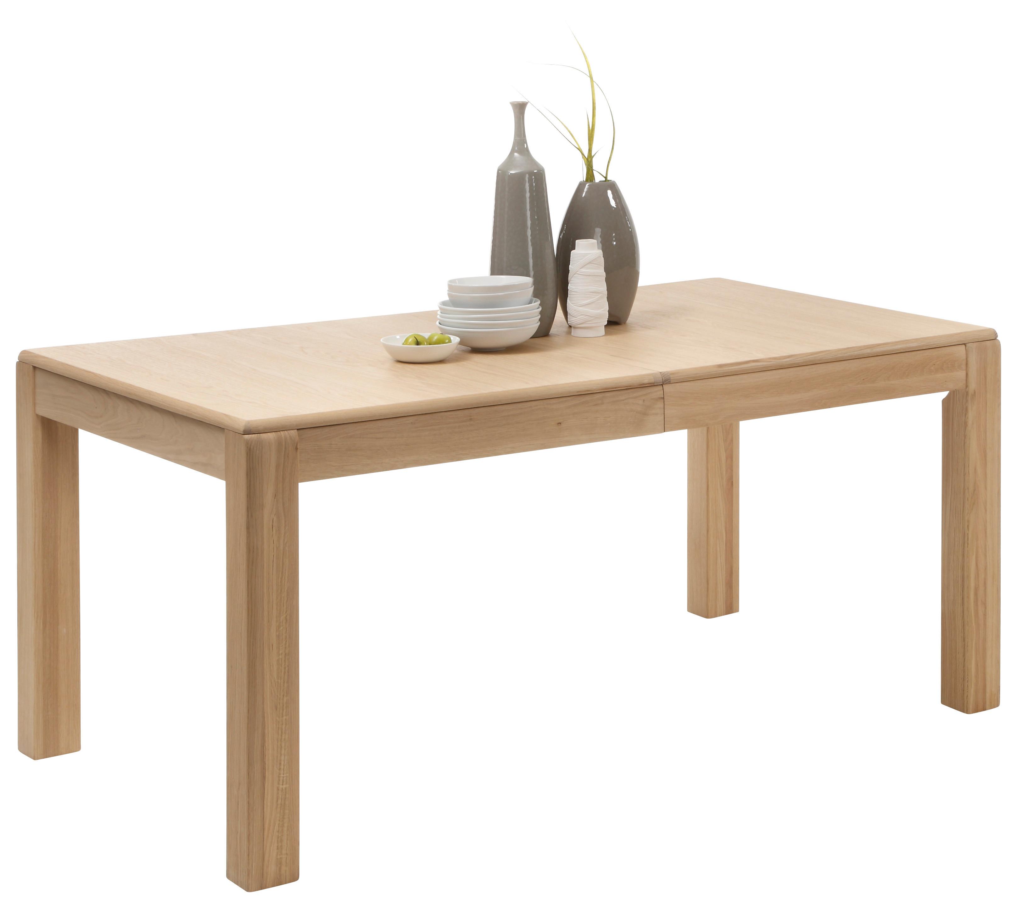Esstisch Ausziehbar Sena 160-260x90 Cm Eichefarben - Eichefarben, Design, Holz/Holzwerkstoff (160-260/90/77cm) - Livetastic