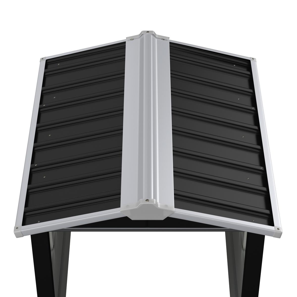 Kleingarage Robus - Anthrazit, MODERN, Metall (86/100/63,5cm) - Homezone