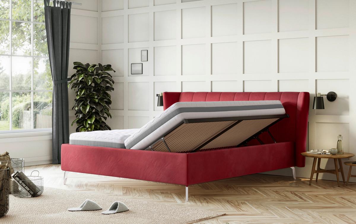 Kárpitozott Ágy Toscana Iii 160/200 Cm - Modern, textil/fém (160/200cm)