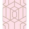 Vliestapete Pink B: 52 cm - Pink, Basics, Papier/Kunststoff (52/1000cm)