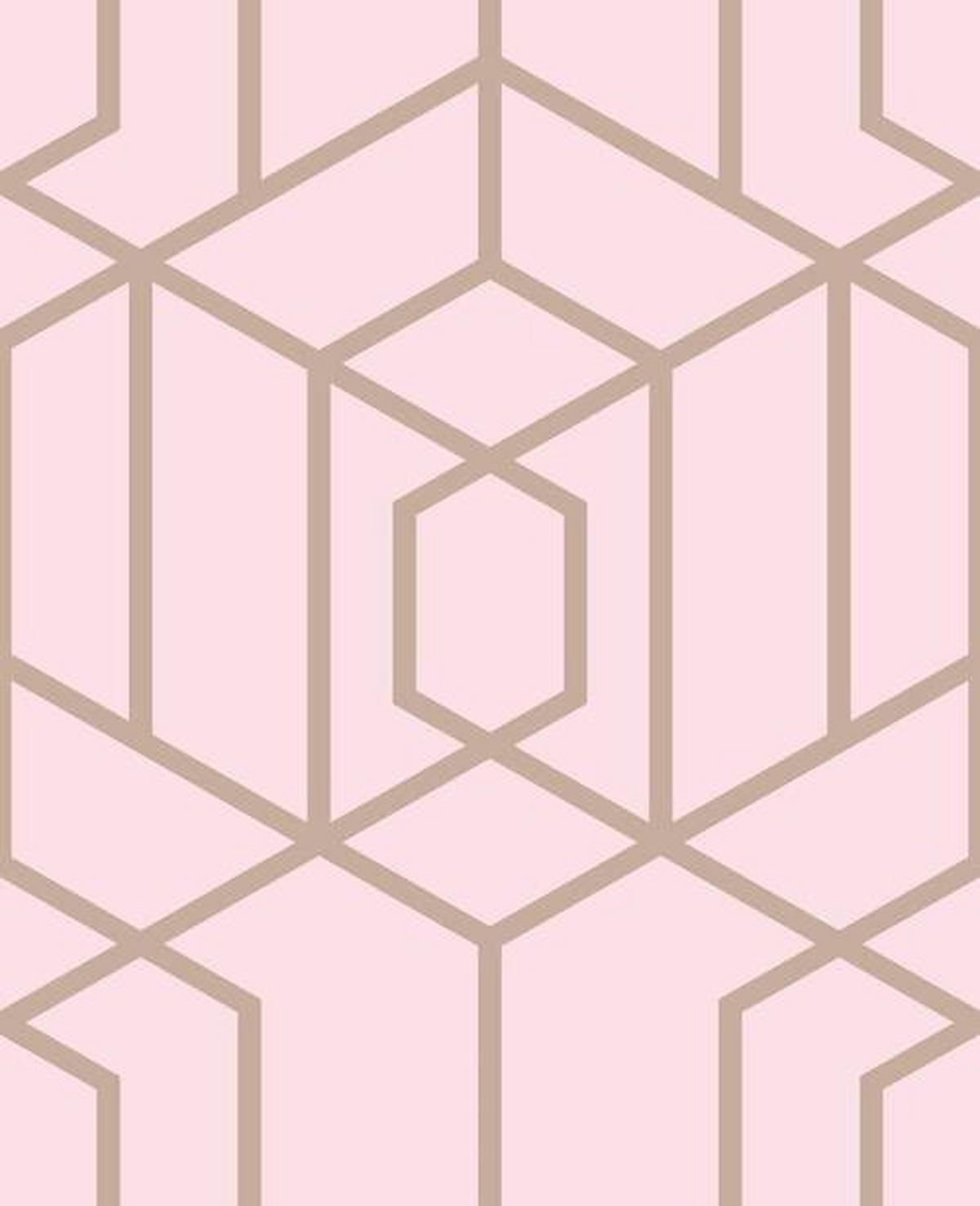 Vliestapete Pink B: 52 cm - Pink, Basics, Papier/Kunststoff (52/1000cm)