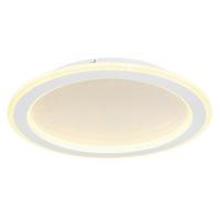 LED-Deckenleuchte 48917-24 - Opal/Weiß, KONVENTIONELL, Kunststoff/Metall (40/5cm) - Globo