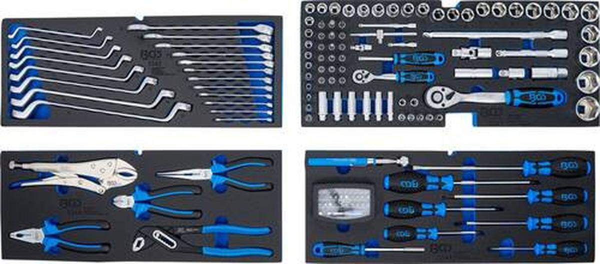 Werkzeugkoffer Metall - Schwarz/Grau, Basics (53,5/29/24cm)