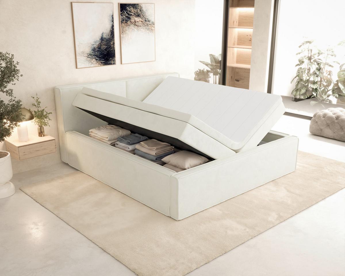 Boxbett Zako 4 Beige LF: 180x200cm - Beige, MODERN, Textil (180/200cm) - MID.YOU