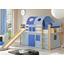 Spielbett Manuel 90x200 cm Hellblau - Dunkelblau/Kieferfarben, Natur, Holz (90/200cm) - MID.YOU Spielbett Manuel 90x200 cm Hellblau - Dunkelblau/Kieferfarben, Natur, Holz (90/200cm) - MID.YOU